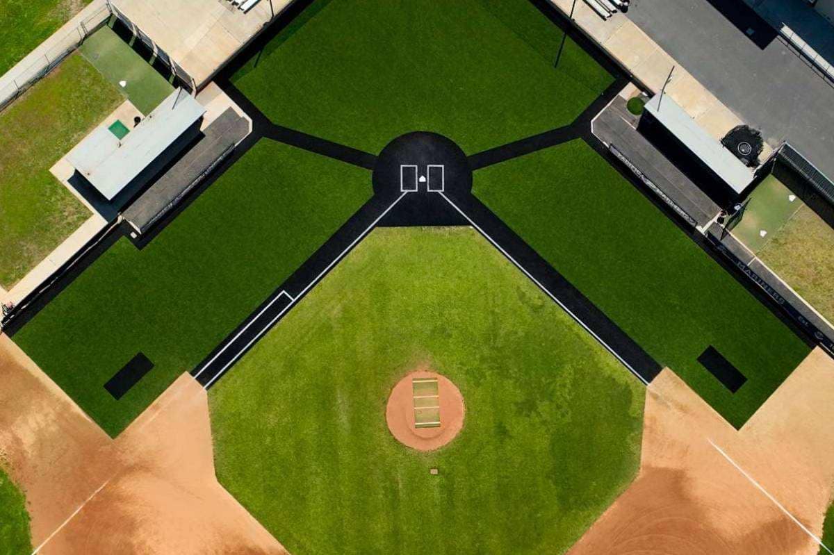 Baseball field turf installation by HaloTurf, photo 4