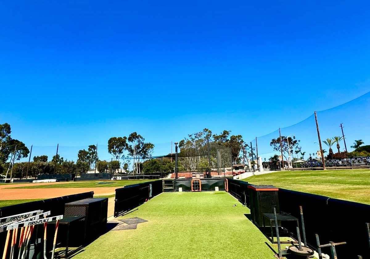 Baseball field turf installation by HaloTurf, photo 5