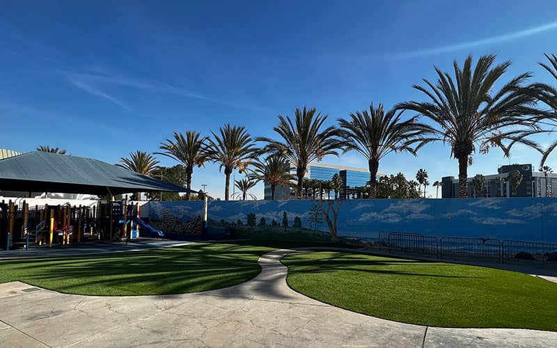 Commercial turf installation by HaloTurf, photo 3