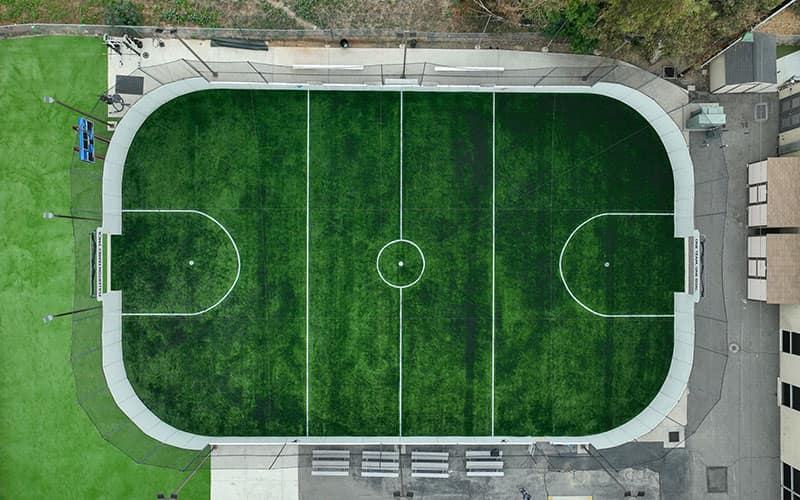 Hard-wearing artificial turf surface installed by HaloTurf